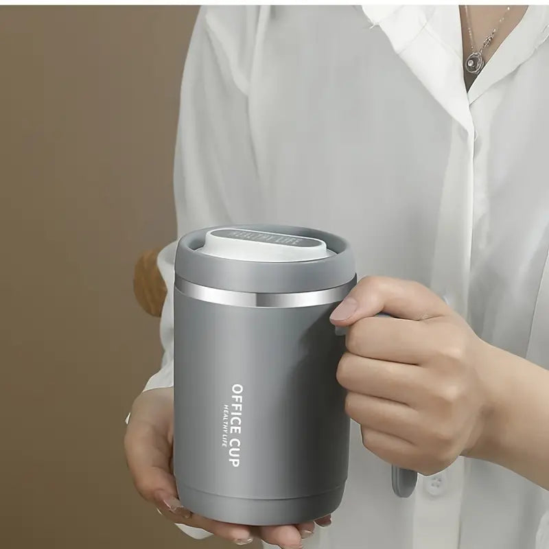 500ml Travel Carry Mug With Handle, Stainless Steel Thermos with Cup Lid, Household Office Insulated Mug, Double Anti-scald Thermal Mug, Large Capacity Beverage Cup, Home Office Coffee Mug, Coffee Milk Juice Mug with Straws &Lids Kitchen Drinkware 500ml Travel Carry Mug With Handle, Stainless Steel Thermos with Cup Lid, Household Office Insulated Mug, Double Anti-scald Thermal Mug, Large Capacity Beverage Cup, Home Office Coffee Mug, Coffee Milk Juice Mug with Straws &Lids Kitchen Drinkware